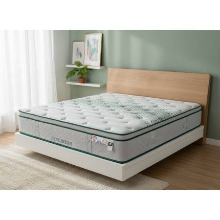 LUXUS מזרן זוגי אורתופדי עם קפיצים מבודדים וויסקו ג’ל LUXUS מזרן זוגי אורתופדי עם קפיצים מבודדים וויסקו ג’ל