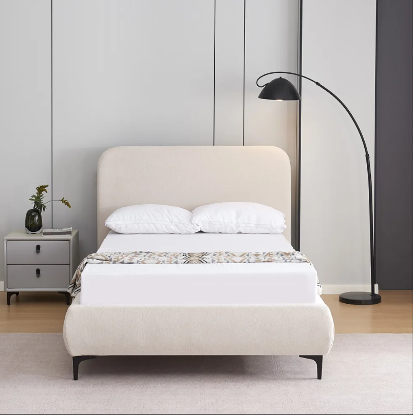 מיטה ברוחב וחצי מרופדת דגם קורין 120×190 מבית HOME DECOR