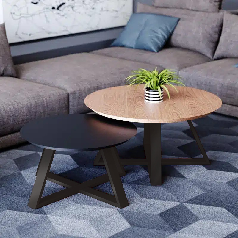 זוג שולחנות לסלון דגם נפטון מבית Panda Style