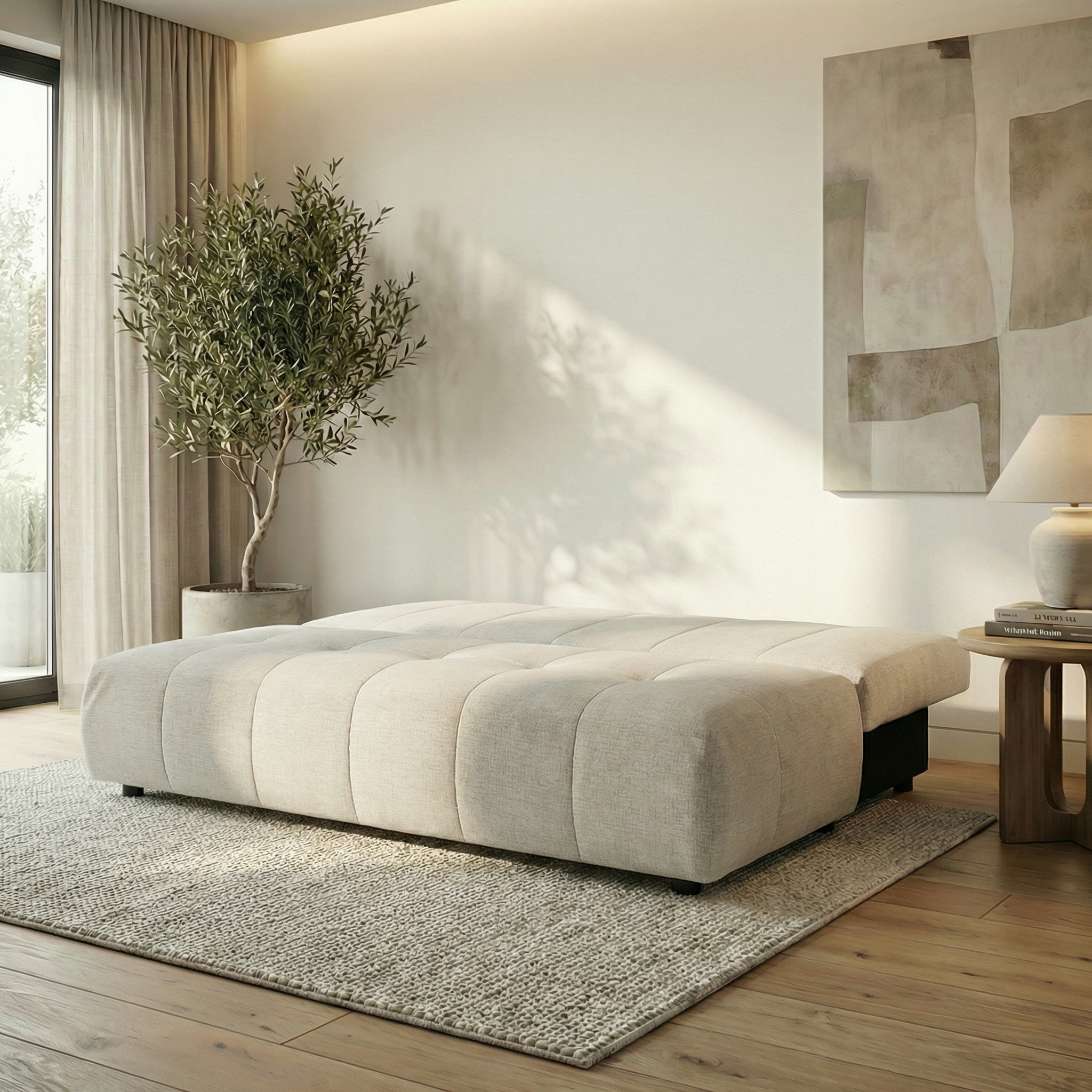 ספה נפתחת למיטה זוגית דגם קרן מבית HOME DECOR