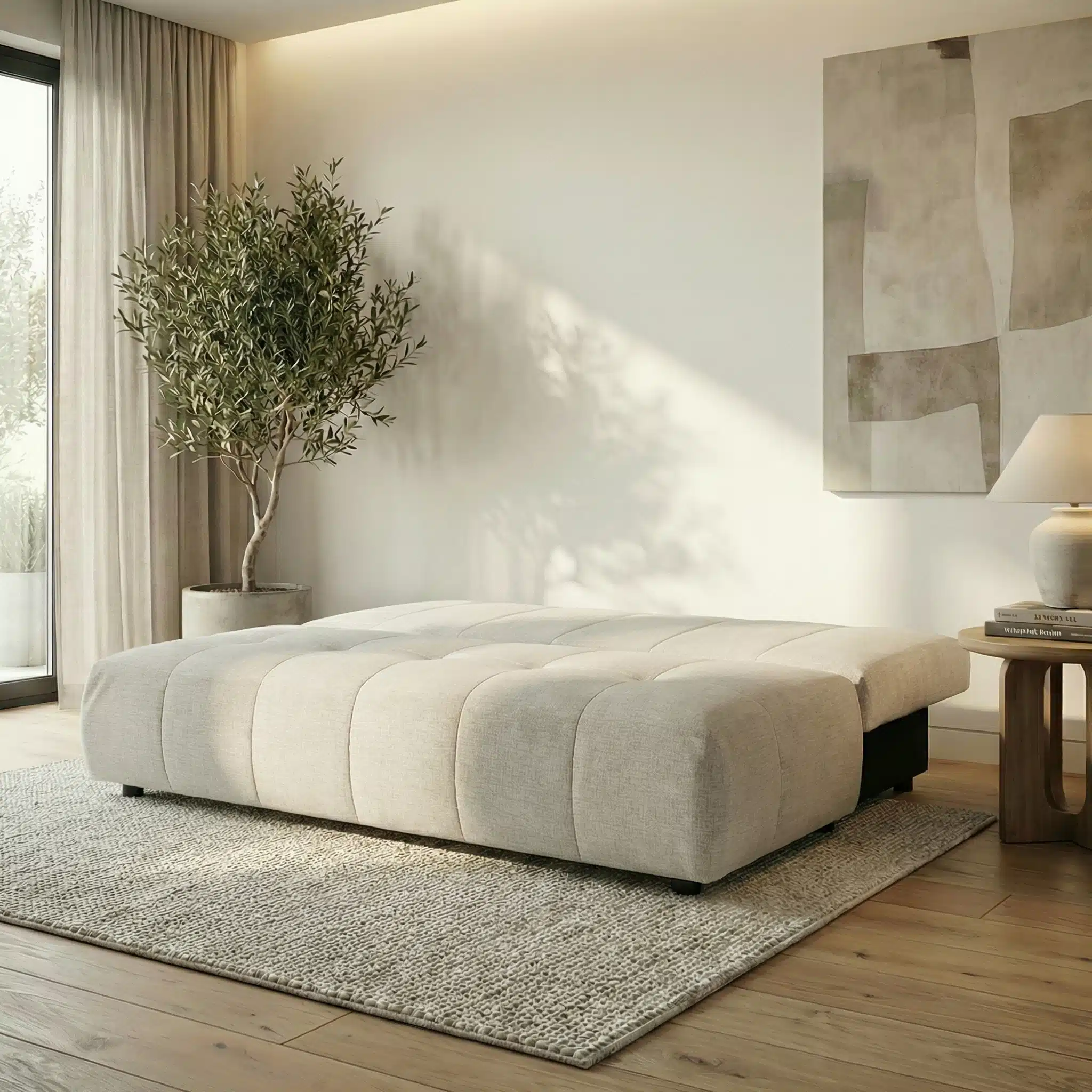 ספה נפתחת למיטה זוגית דגם קרן מבית HOME DECOR