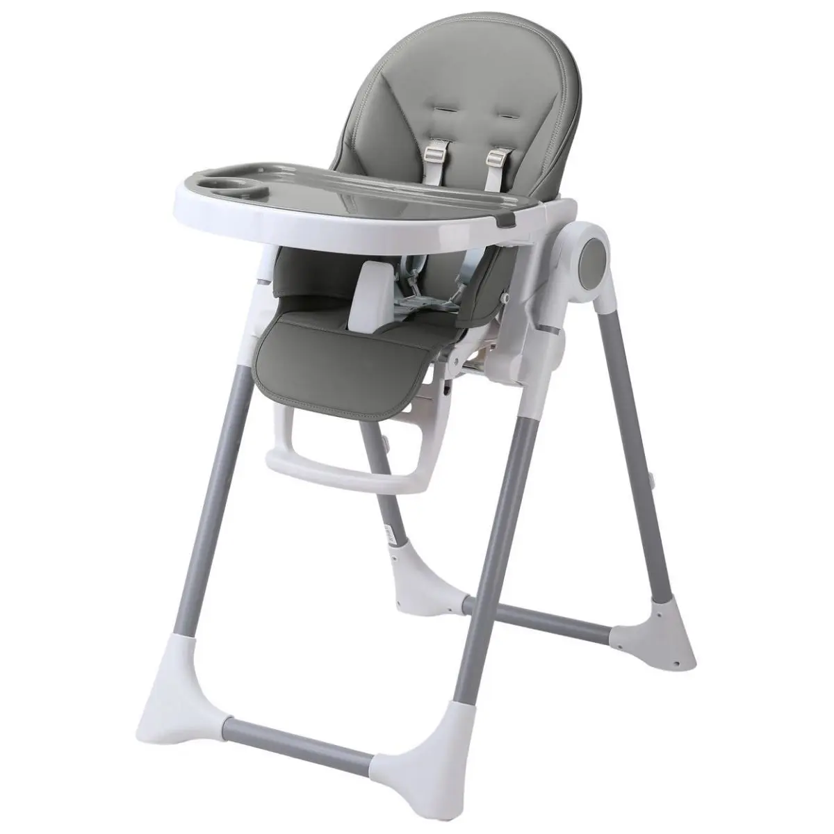 כיסא אוכל עולה־יורד עם ריפוד דמוי עור דגם Anice מבית INFANTI