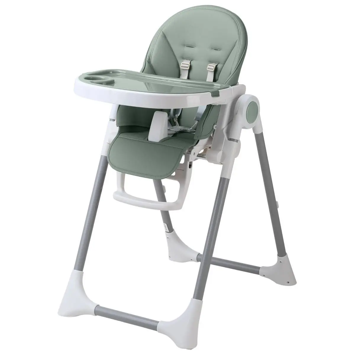 כיסא אוכל עולה־יורד עם ריפוד דמוי עור דגם Anice מבית INFANTI