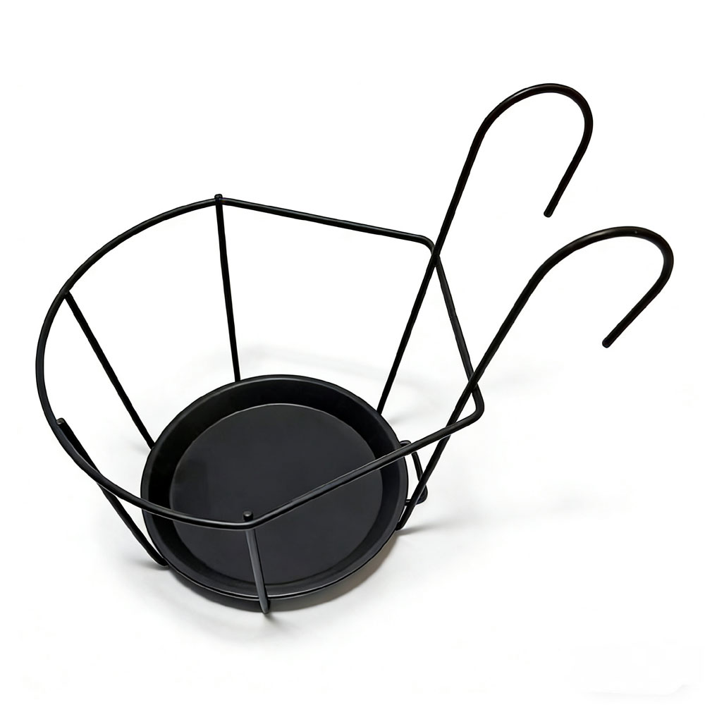 סט 2 מחזיקי עציץ למעקה עמידים בכל מזג אוויר דגם 84006 מבית טיפות טבע