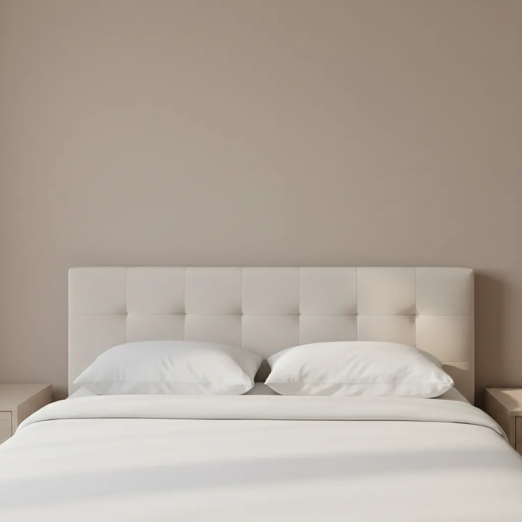 מיטה זוגית מרופדת בד עם ראש מיטה מעוצב דגם ארט מבית HOME DECOR