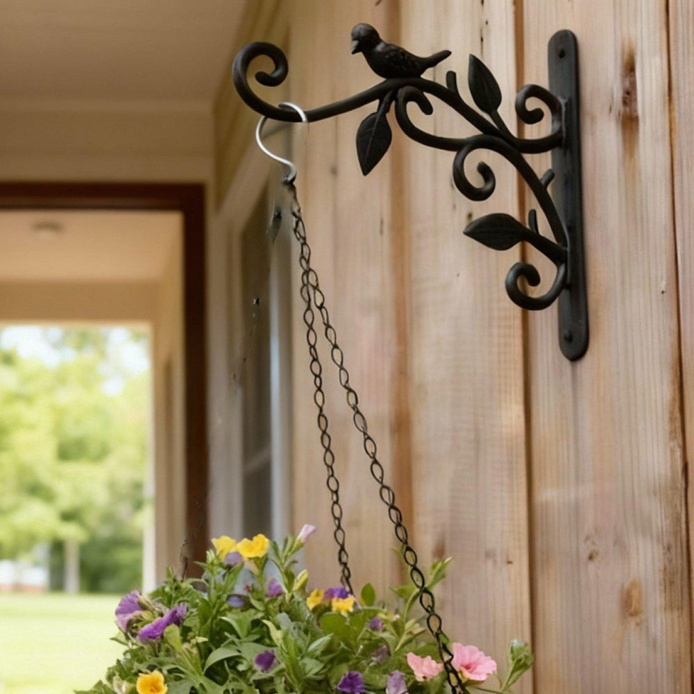 וו תלייה מברזל יצוק עם דמות ציפור דגם 86018 מבית טיפות טבע וו תלייה מברזל יצוק עם דמות ציפור דגם 86018 מבית טיפות טבע