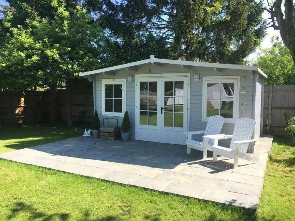 מחסן עץ פרימיום ‎5×3 עובי 45 מ״מ דגם Severn מבית DunsterHouse