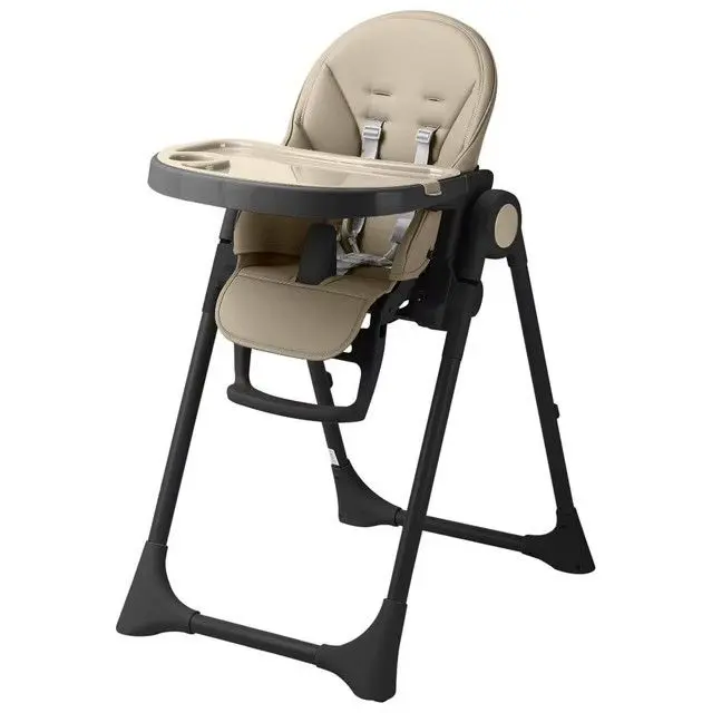 כיסא אוכל עולה־יורד עם ריפוד דמוי עור דגם Anice מבית INFANTI