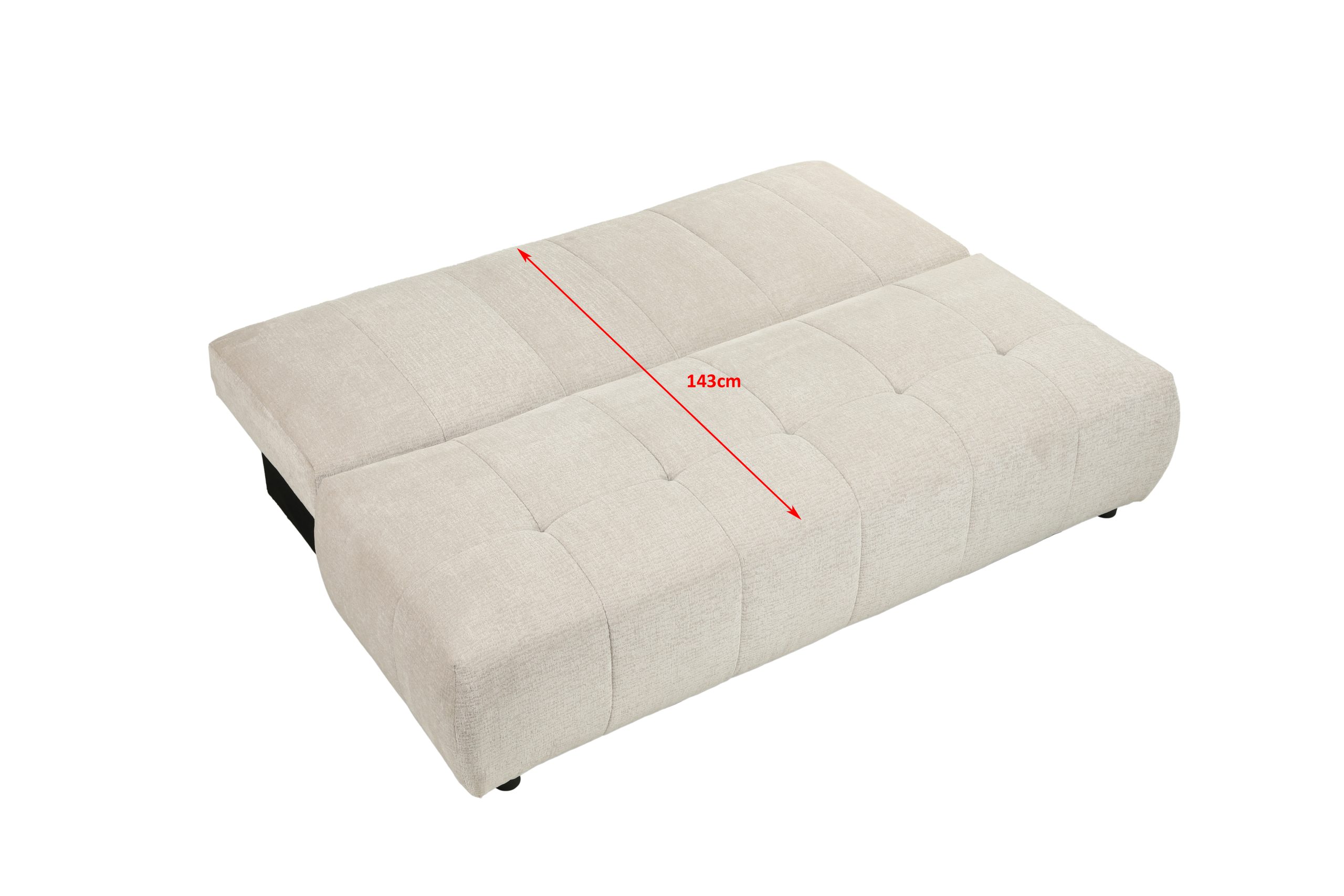 ספה נפתחת למיטה זוגית דגם קרן מבית HOME DECOR