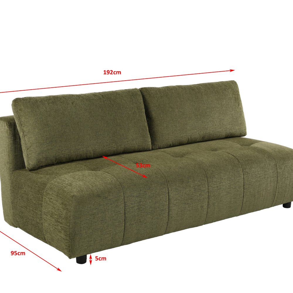 ספה נפתחת למיטה זוגית דגם קרן מבית HOME DECOR