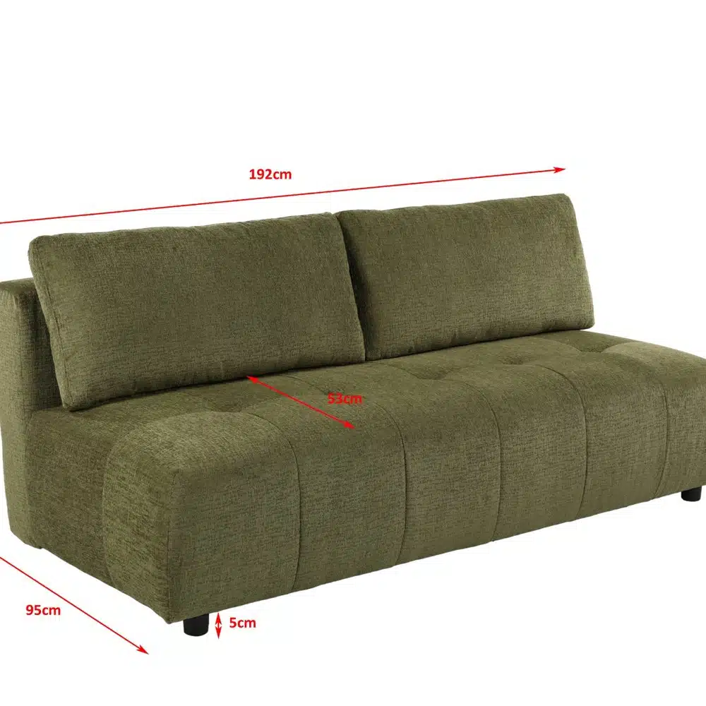 ספה נפתחת למיטה זוגית דגם קרן מבית HOME DECOR