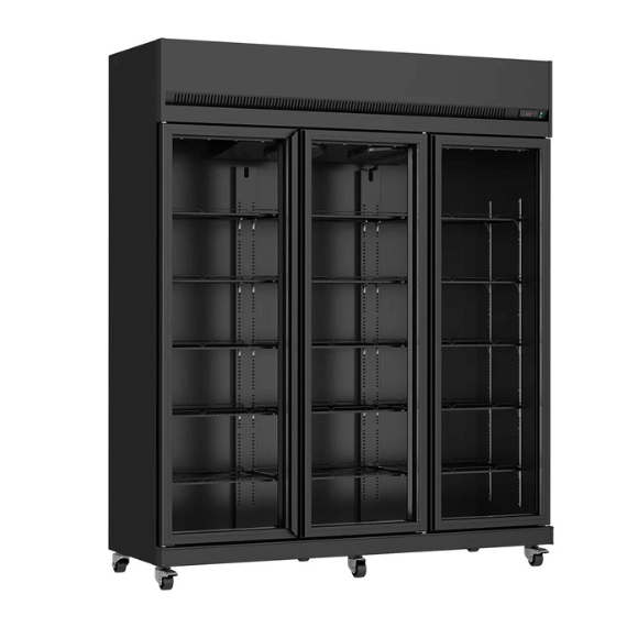 מקרר תצוגה תעשייתי 3 דלתות 1664 ליטר עם תצוגה דיגיטלית דגם ND-188 מבית Normande