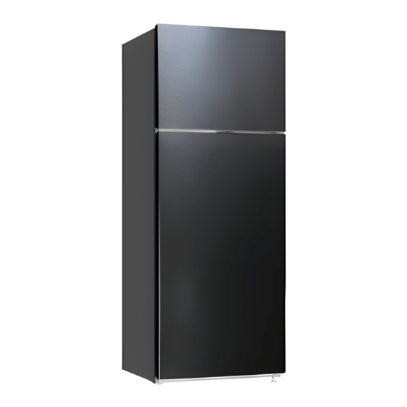 מקרר מקפיא עליון נירוסטה מושחרת 350 ליטר דגם ND-3803DIX מבית Normande