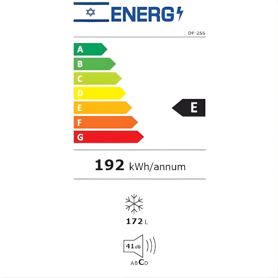 מקפיא 6 מגירות 172 ליטר דגם ND-DF266 מבית Normande
