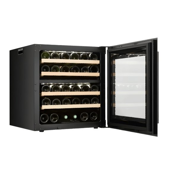 מקרר יין בנוי 30 בקבוקים עם בקרת טמפרטורה כפולה דגם ND30D מבית Normande