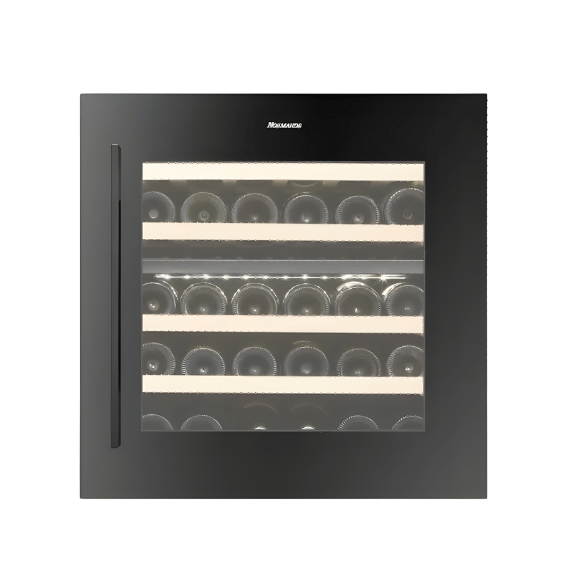 מקרר יין בנוי 30 בקבוקים עם בקרת טמפרטורה כפולה דגם ND30D מבית Normande