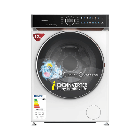 מכונת כביסה פתח חזית 12 ק"ג דגם NDD-1204BM מבית Normande