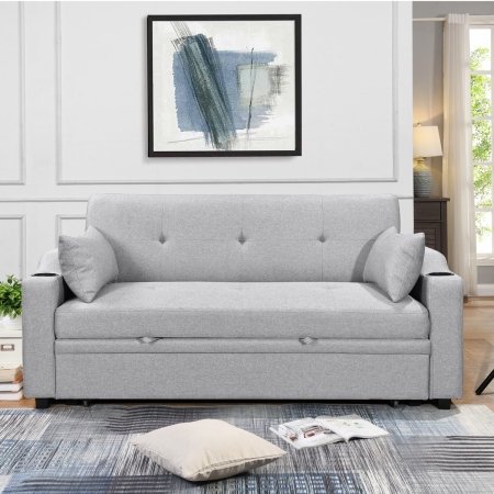 ספה דו מושבית נפתחת למיטה זוגית דגם PACERTI מבית BRADEX