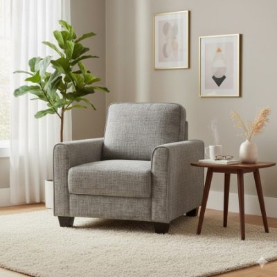 כורסת יחיד מרופדת בד RINO מבית BRADEX