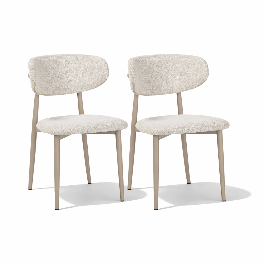 זוג כסאות לפינת אוכל מרופדים בד רחיץ דגם ריו מבית HOME DECOR זוג כסאות לפינת אוכל מרופדים בד רחיץ דגם ריו מבית HOME DECOR