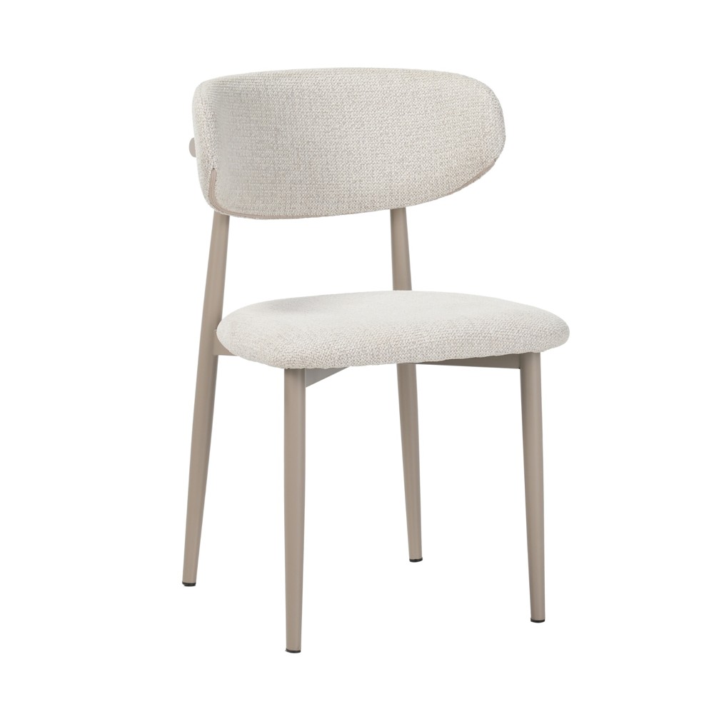 זוג כסאות לפינת אוכל מרופדים בד רחיץ דגם ריו מבית HOME DECOR