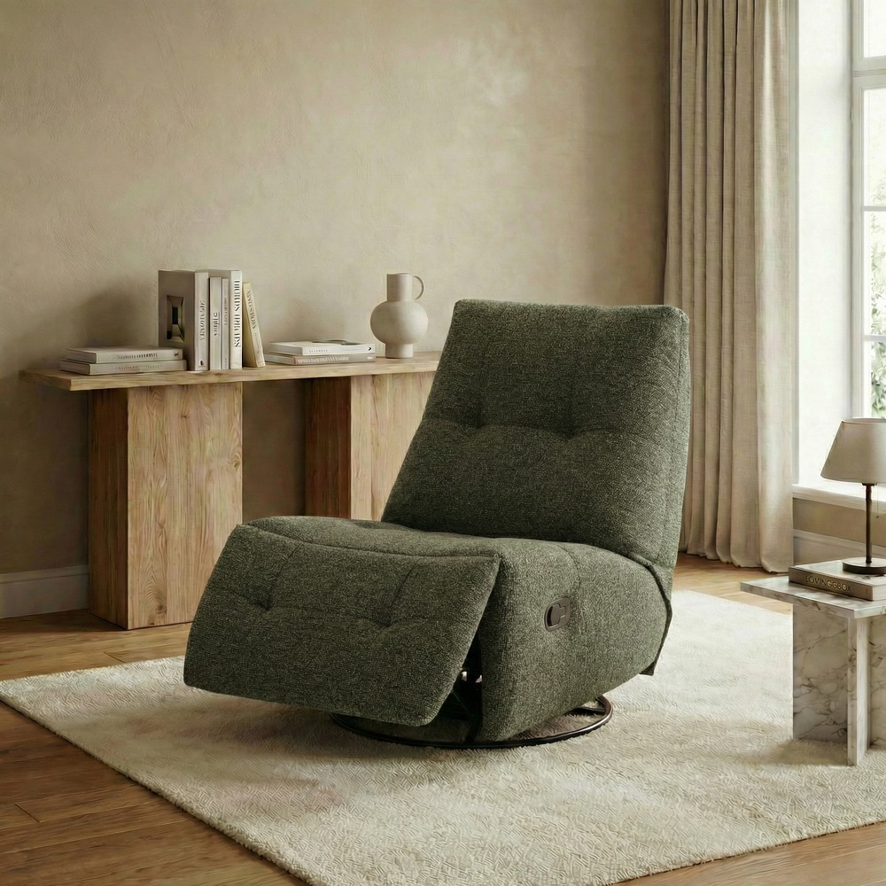 כורסא מתכווננת עם מנגנון נדנוד וסיבוב 360° דגם ליאור מבית HOME DECOR