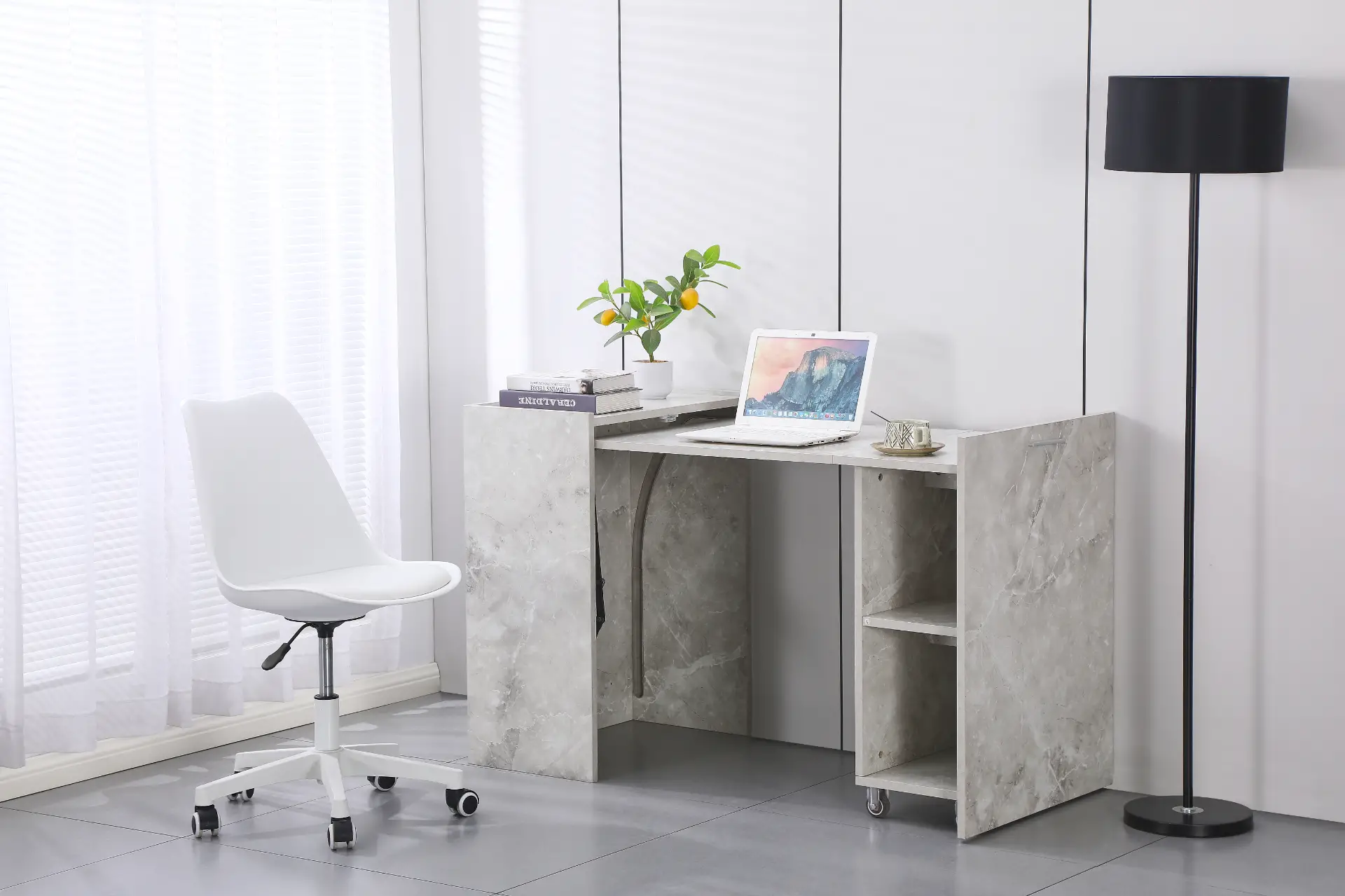 קונסולה נפתחת רב שימושית עם מנגנון מתכת דגם קומפקט מבית Panda Style