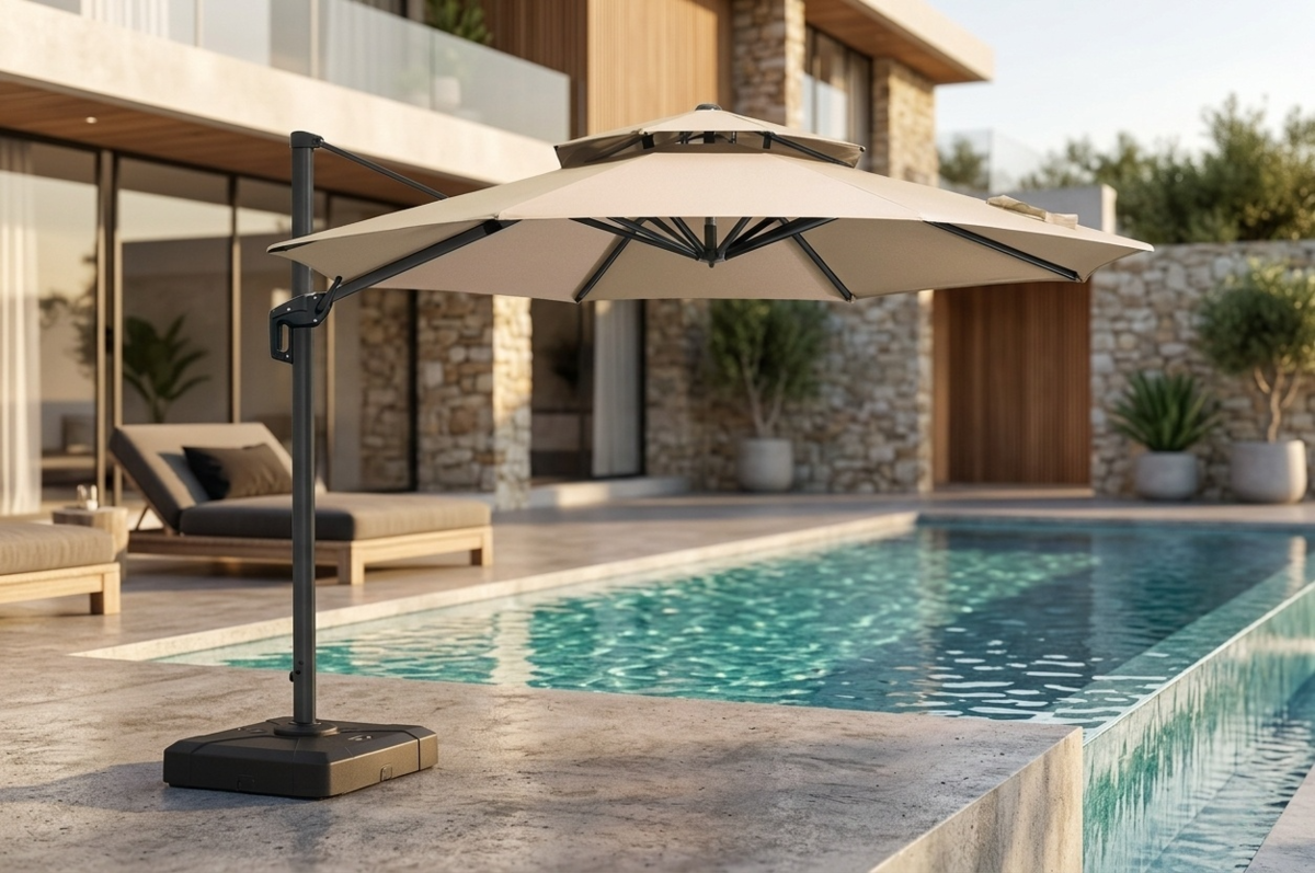 שמשיית רגל צד 3X3 מטר דגם פלרמו MU7630 מבית PLAYA