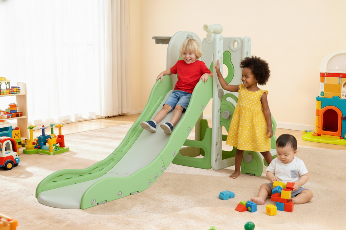 מגלשת ילדים עם טלסקופ דגם GL735T2 מבית BUBU