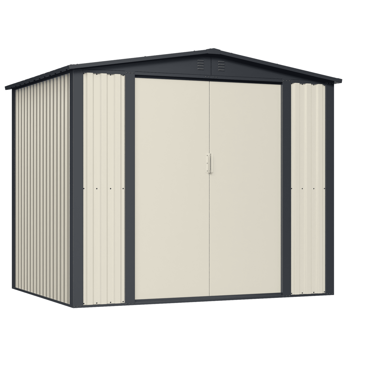 מחסן מתכת פרמיום לגינה 2.40X1.80 דגם DS3 מבית Garden Top