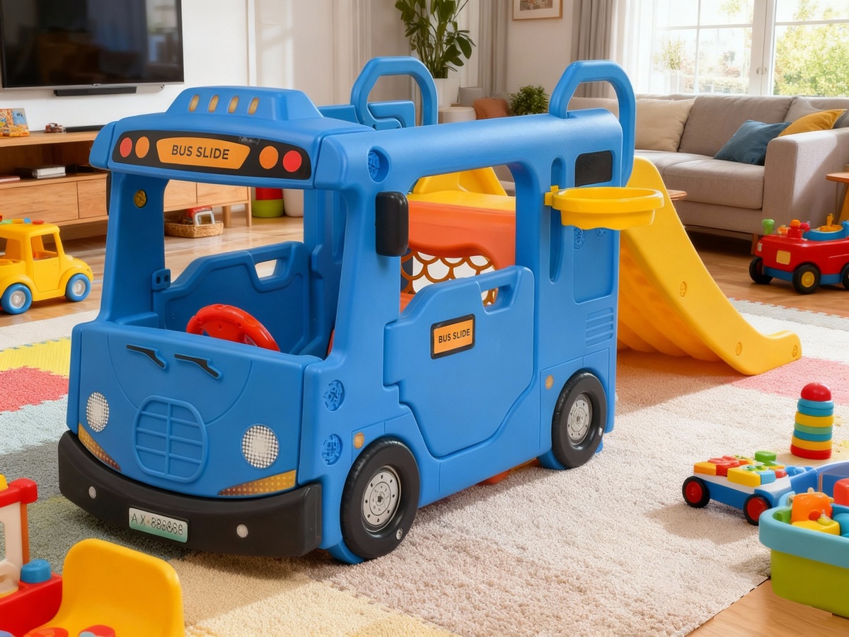 מתקן פעילות לילדים דגם אוטובוס GL7699 מבית BUBU