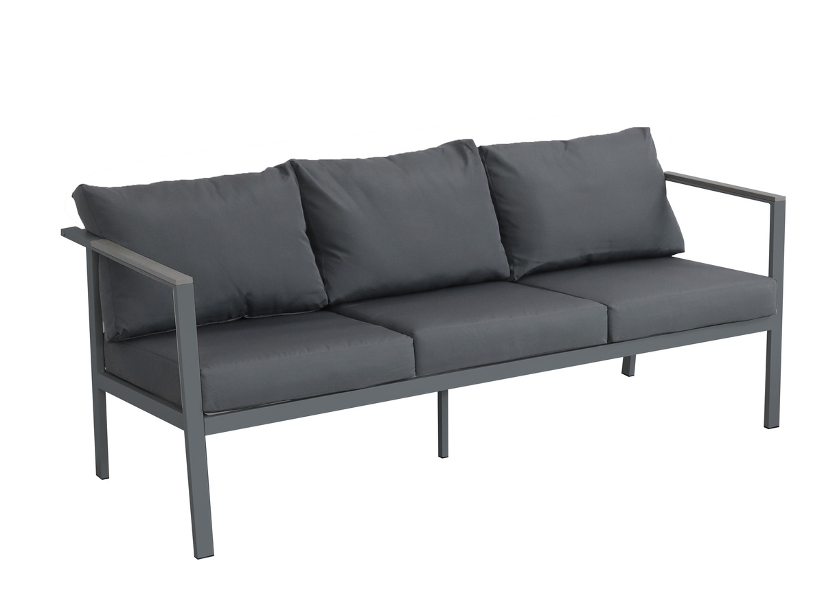 פינת ישיבה מאלומיניום לגינה דגם אמיליה ICST5036 מבית ARAVA