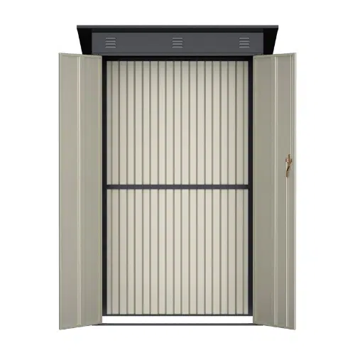 מחסן מתכת דגם SA3 מידה Garden Top 1.20X0.90