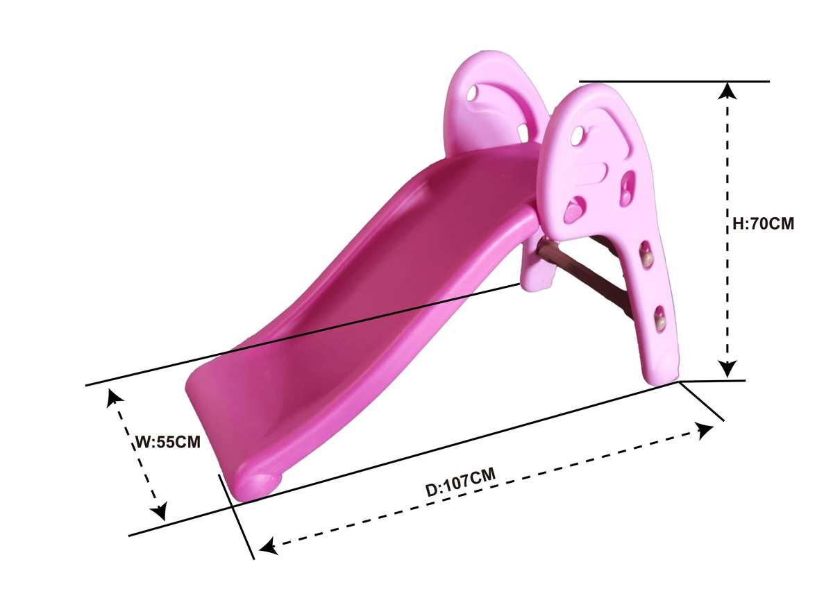 מגלשה מתקפלת לילדים ורוד דגם GL7138P מבית BUBU