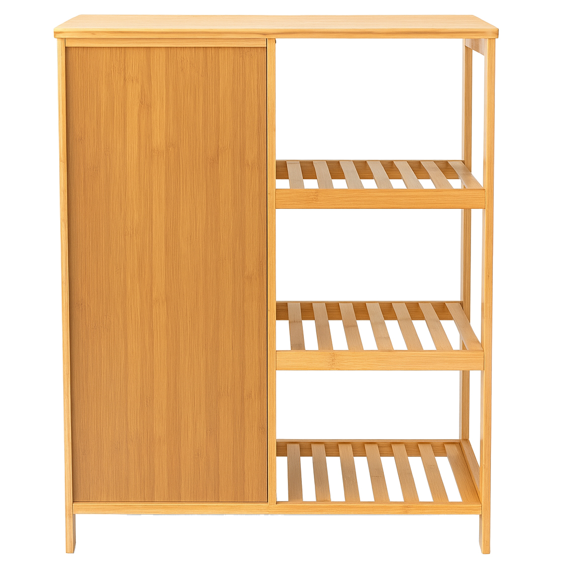 ארונית שירות מבמבוק 6 מדפים עם דלת דגם לואיס מבית RAMOS