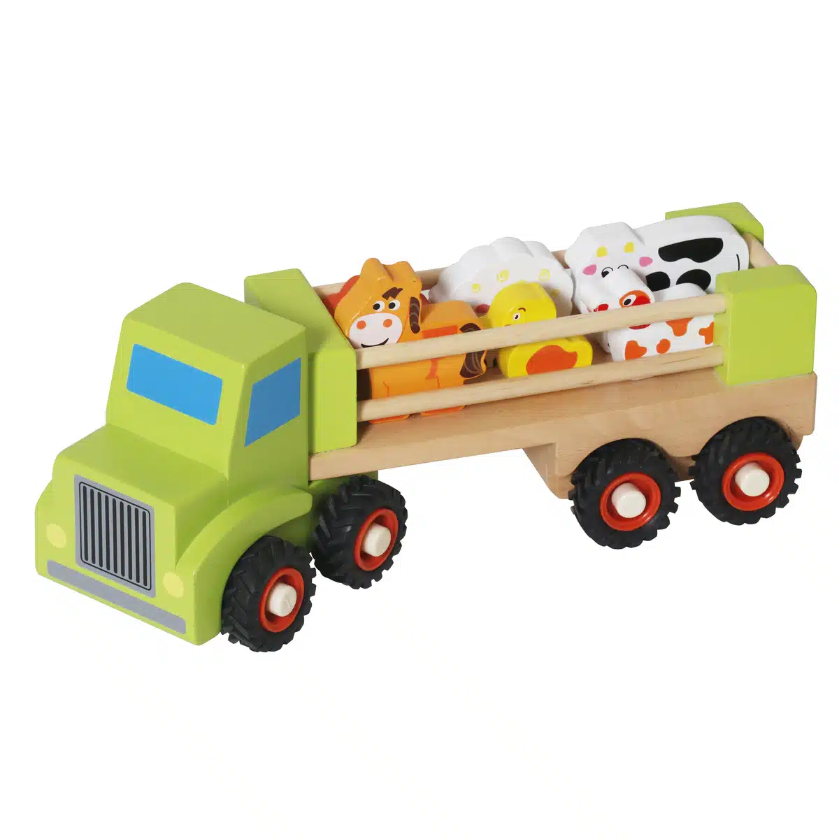 משאית חקלאית מעץ למשחק דגם W04A688 מבית BUBU