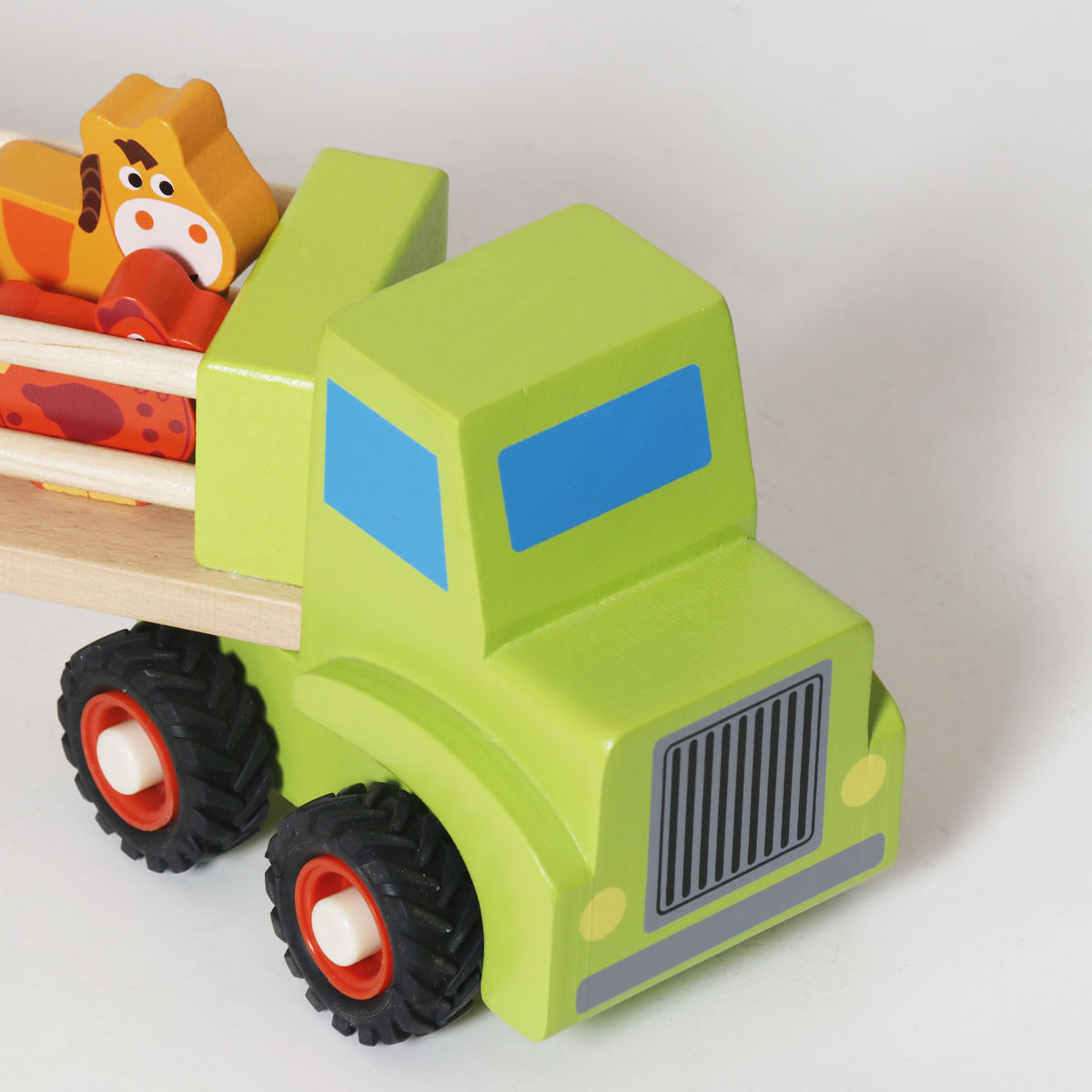 משאית חקלאית מעץ למשחק דגם W04A688 מבית BUBU