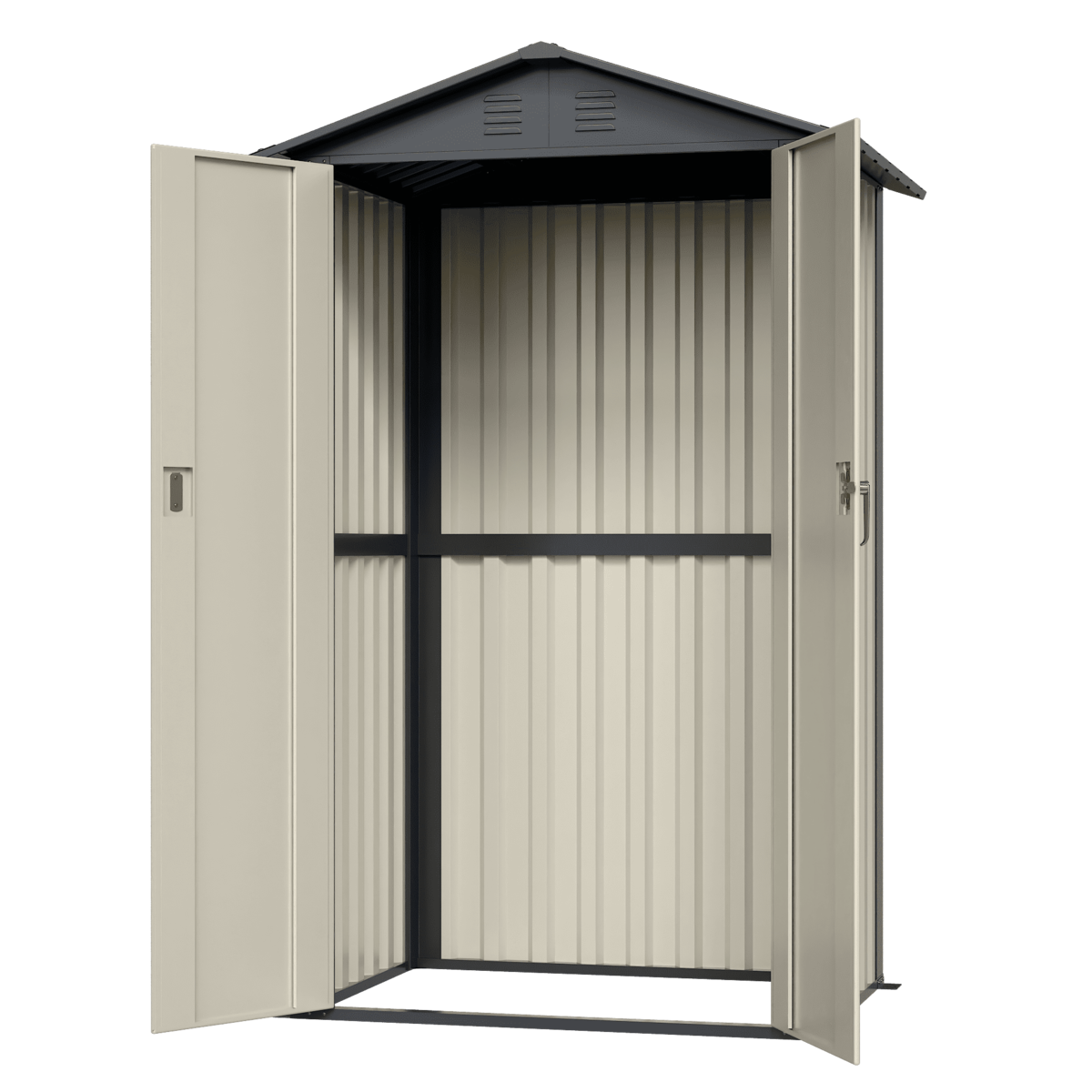 מחסן מתכת פרמיום לגינה 1.20X0.90 דגם DS1 מבית Garden Top