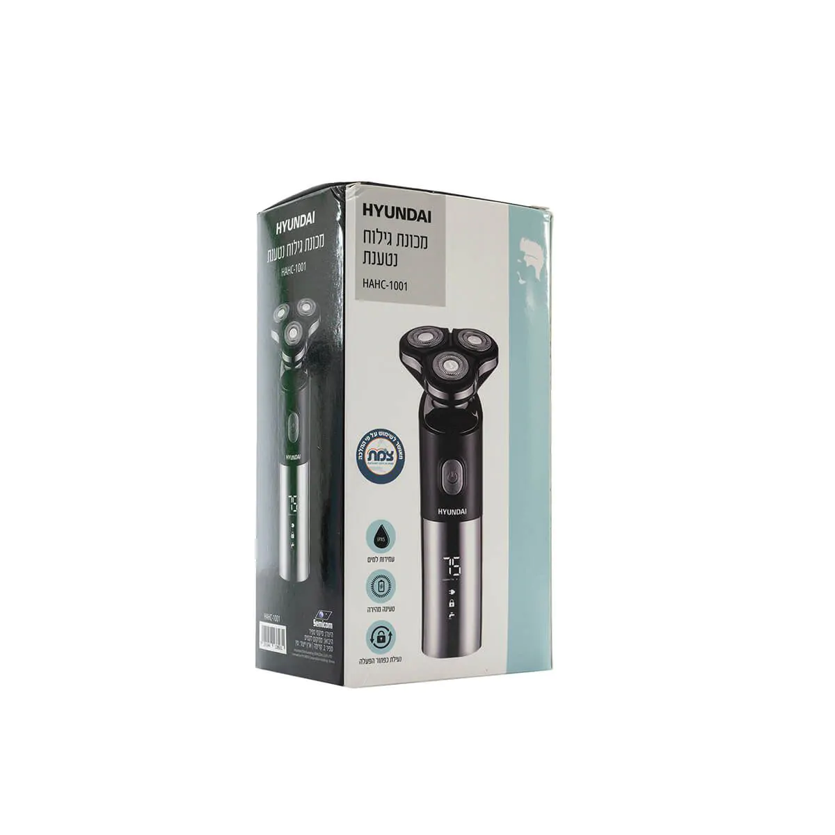 מכונת גילוח חשמלית נטענת דגם HAHC-1001 מבית HYUNDAI מכונת גילוח חשמלית נטענת דגם HAHC-1001 מבית HYUNDAI