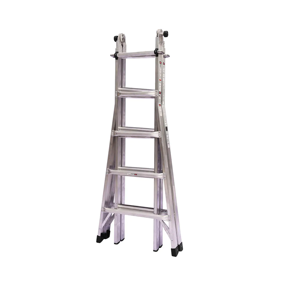 סולם אלומיניום טלסקופי 4X5 דגם TOAL46 מבית GPT