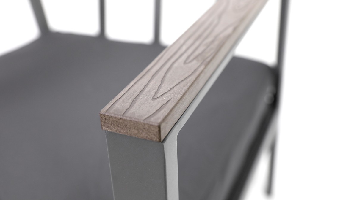 פינת ישיבה מאלומיניום לגינה דגם אמיליה ICST5036 מבית ARAVA