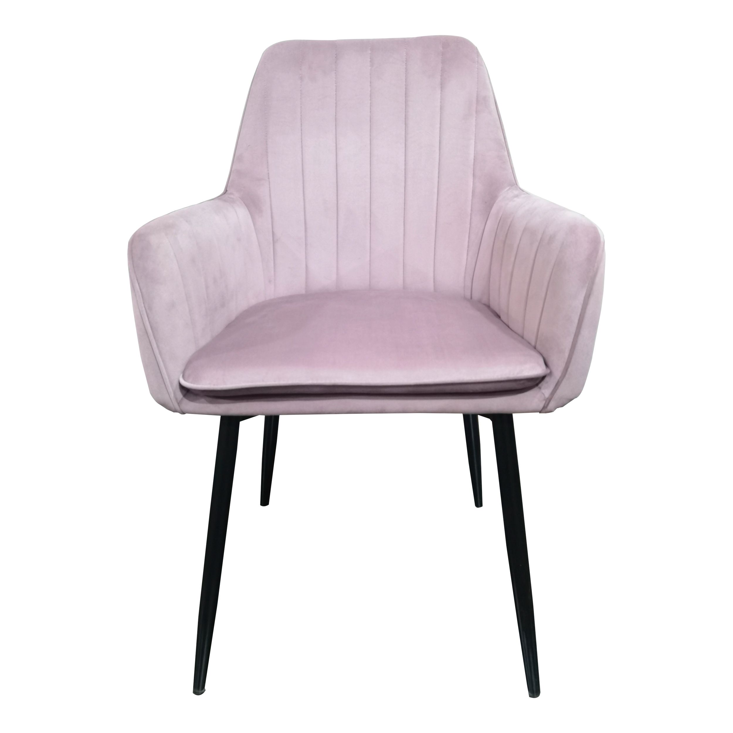 זוג כורסאות קטיפה עם גב תיפורים אנכיים דגם פנדה מבית Tudo Design