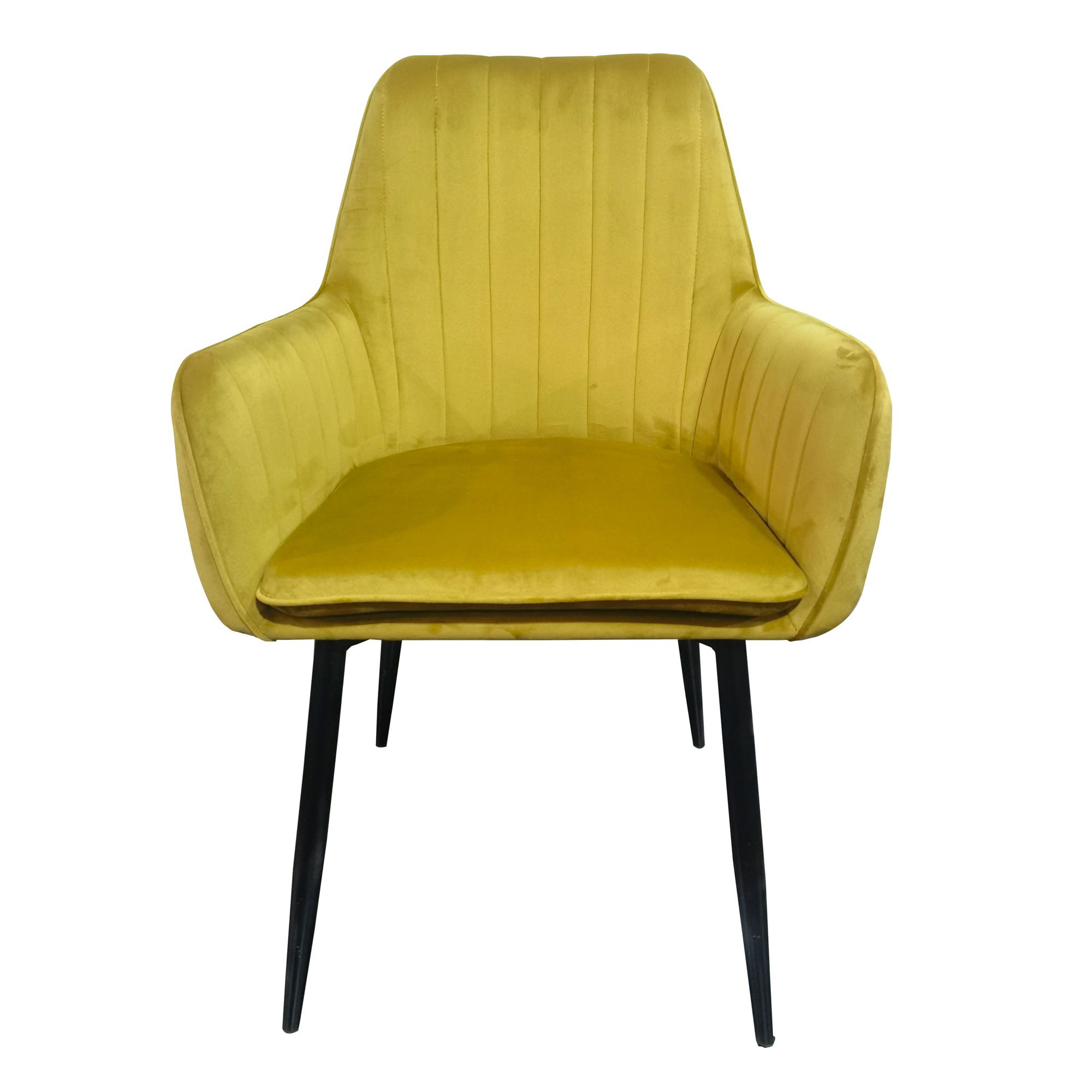 זוג כורסאות קטיפה עם גב תיפורים אנכיים דגם פנדה מבית Tudo Design