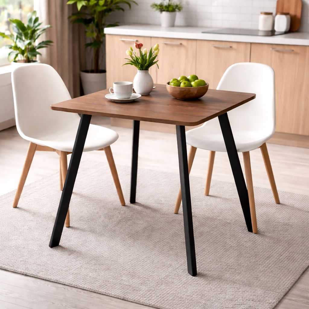 שולחן אוכל מרובע 80X80 דגם יונתן מבית Tudo Design