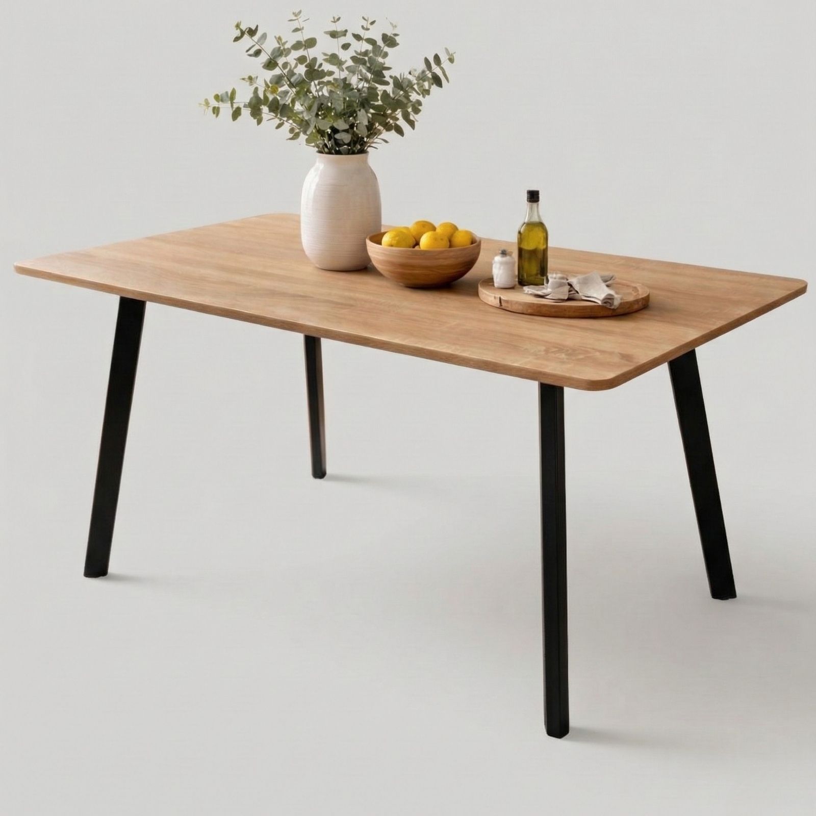 פינת אוכל 120X70 עם 4 כיסאות דגם גולן נורדיק מבית Tudo Design