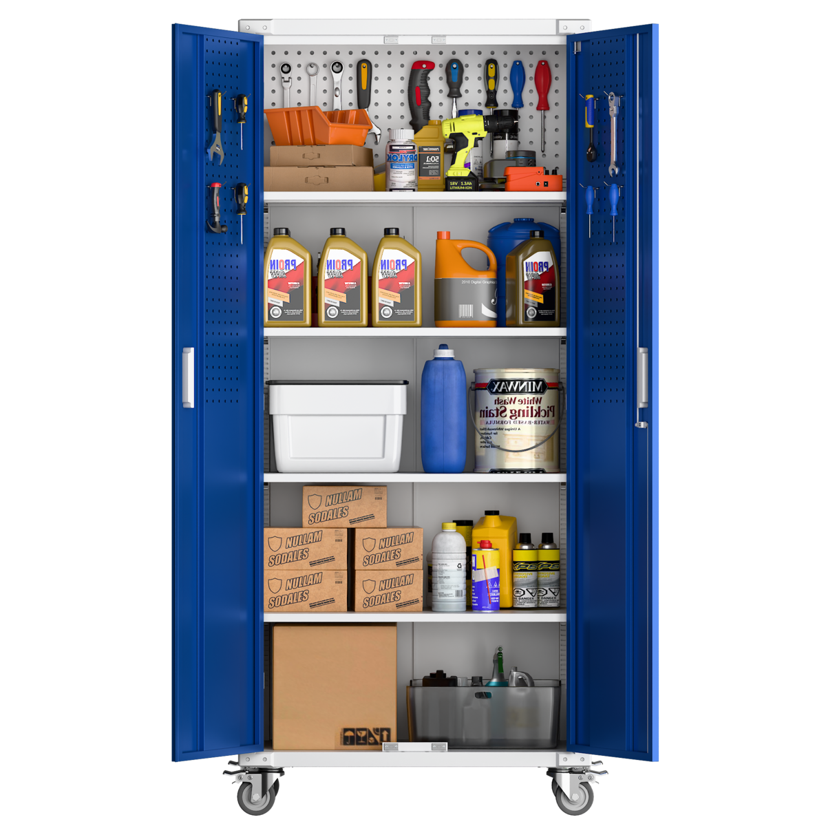 ארון שירות על גלגלים 2 דלתות דגם SATCS4 מבית Garden Top ארון שירות על גלגלים 2 דלתות דגם SATCS4 מבית Garden Top