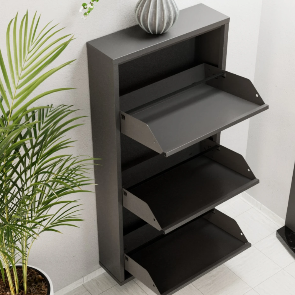 ארון נעליים SlimWall 136 תלוי 3 קומות ארון נעליים SlimWall 136 תלוי 3 קומות