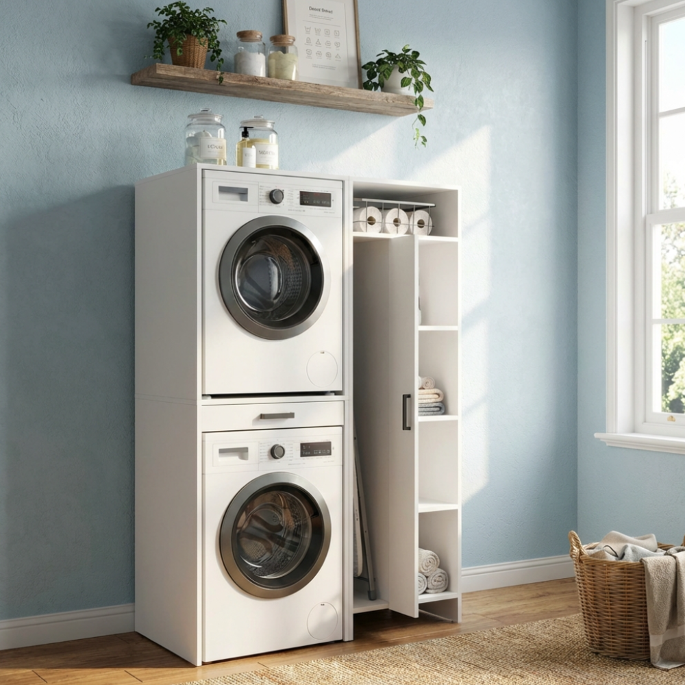 ארון שירות לחדר כביסה דגם אולגה 6109 מבית DOUBLE ארון שירות לחדר כביסה דגם אולגה 6109 מבית DOUBLE