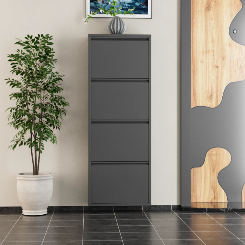 ארון נעליים SlimWall 136 תלוי 4 קומות ארון נעליים SlimWall 136 תלוי 4 קומות