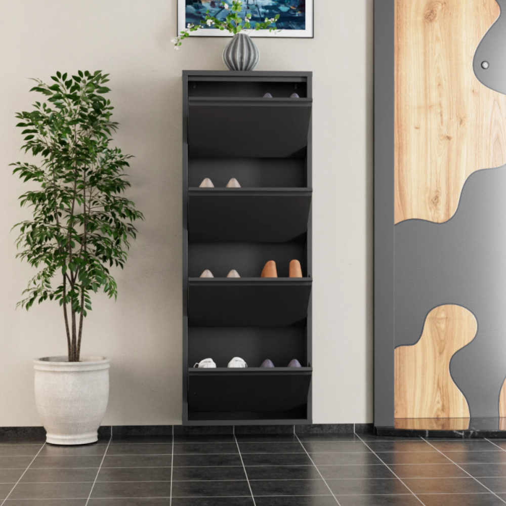 ארון נעליים SlimWall 136 תלוי 4 קומות ארון נעליים SlimWall 136 תלוי 4 קומות
